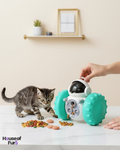 Dispensing toy for dogs1 Treat Dispensing Dog Toy – Interactive Robot