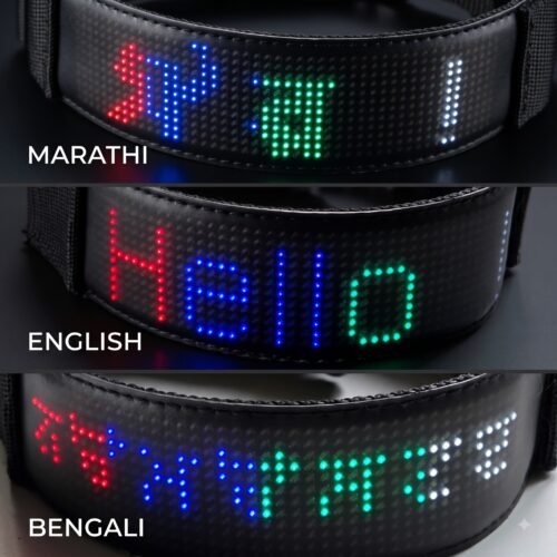 LED collar for dogs to display text and animation LED collar for dogs to display text and animation