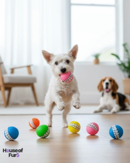 Squeeky funny face ball for dogs1 Funny Face Squeaky Dog Ball Toy