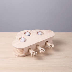 Interactive Catch-the-Rat Cat Toy