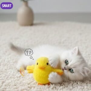 Chirp Duck for Cats with sensor and motion