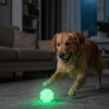 Glow in dark pet toy ball LED Glow Dog Ball for Night Play